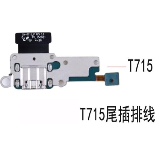 Original FOR Samsung Tab S2 SM-T715 flat tail plug cable interface USB charging small board fully tested