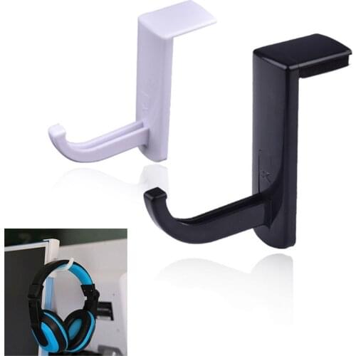Headphone Stand Glue Holder Rack Support Bracket Hrestle Earphone Headset Wire Organizer Winder Hanger marge Bar PC line