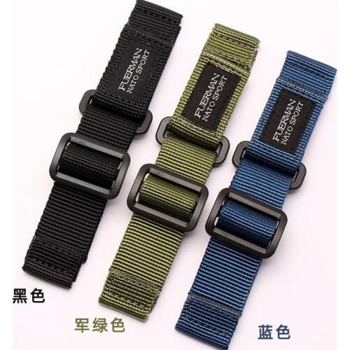 Hot top Nylon nato watch strap for S-eiko no.5 007 series sport watchband 20mm 22mm 24mm nato watch band