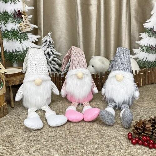 Christmas decorations Nordic style decoration Doll Christmas decorations faceless Old Man Doll window ornaments
