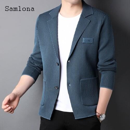 Мужские вязаные кардиганы Samlona China At AliExpress