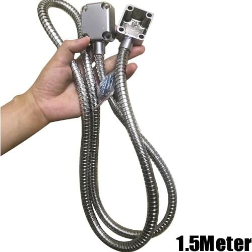 Access control liner Door 401 stainless steel wire 1.5m anti-pinch hose Exposed wall mounted wire thread protection