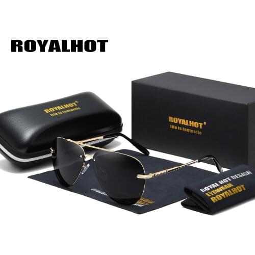 RoyalHot Men Women Polarized Alloy Oval Frame Sunglasses Driving Sun Glasses Shades Oculos masculino Male 900163