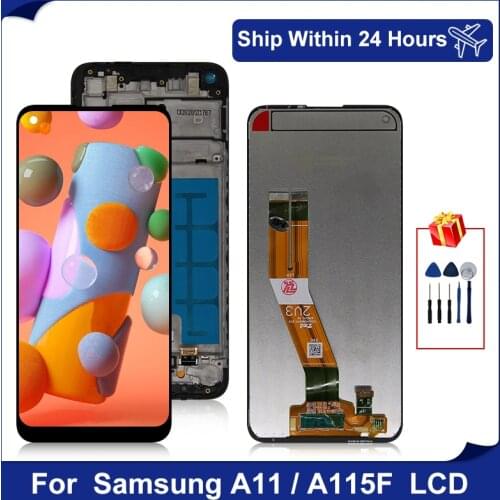 6.4" For Samsung Galaxy Display A11 LCD A115F A115F/DS Touch Screen Digitizer For Samsung A11 A115 Replacement Parts