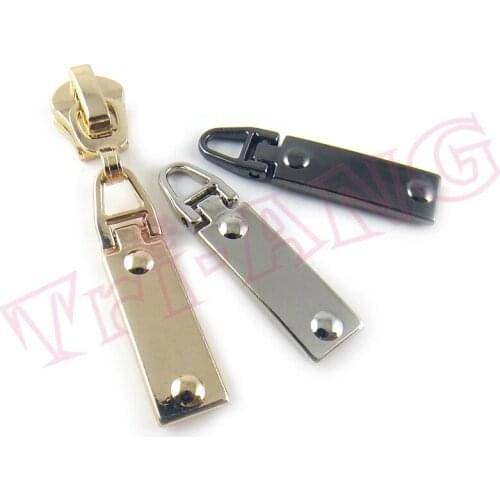 20pcs/lot, Plating 5# Rectangle Zipper Slider for Metal Zipper Nylon Zipper Resin Zipper