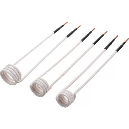 4Pcs/set Magnetic DIY Induction Heater Coils Kit Flameless Wire Coils 1 KW Heater Coils Accessories