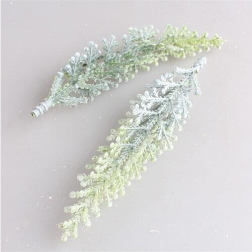 50PCS Artificial Plants Plastic Grass Vases For Home Decor DIY Gifts Box Christmas Decorations For Home Floristics Accessories