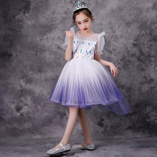Sweet Princess Cosplay Costume Children Lace Tutu Birthday Party Prom Summer Dress Ball Gown Vestidos Baby Girls Clothes 8 Years