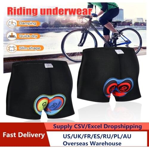 Breathable Cycling Shorts 5D-20D Mens Underpants Mountain Bike Shorts Bicycle Padded Underwear for Bicycle Downhill Vtt Short
