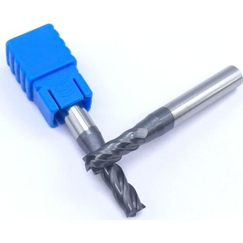 Endmills Alloy 1PCS HRC50 4 Flute D5X15XD6X50L Carbide Tungsten Steel CNC Lathe Milling Cutter Flat Bottom Four Blade End Mill