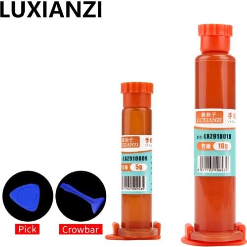 LUXIANZI UV Glue LOCA Liquid Optical Clear Adhesive For Repair Glasses Screen Phone Touch Screen Adhesive Explosion Screen Glue
