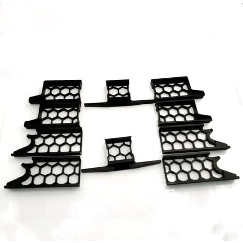 Funssor 1set Voron 2.4 3D printer metal skirts kit aluminum alloy front rear side skirts side fan support 250/300/350mm