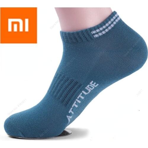 6 Pairs Xiaomi Cotton Socks Men Sport Breathable Deodorant Sweat Mesh Trendy All-matchSpring Summer Male Short Socks
