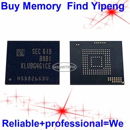 KLUBG4G1CE-B0B1 BGA153Ball UFS2.0 2.0 32GB Mobilephone Memory New original and Second-hand Soldered Balls Tested OK