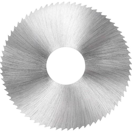 HSS Saw Blade, 125mm 72Tooth Circular Cutting Wheel 0.8 1.0 1.5 2.0 2.5 3.0 3.5 4.0 4.5 5.0mm Thick w 27mm Arbor - Pack of 1