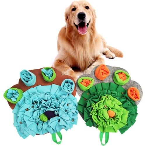 Dog Snuffle Mat Paw Shaped Pet Sniffing Pad Slow Feeding Mat Encourages Natural Foraging Skills for Cats Dogs