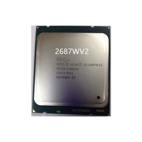 Intel Xeon E5 2687Wv2 SR19V 3.40GHz 8-Core 25MB LGA 2011 CPU E5 2687W v2 Processor 2687WV2