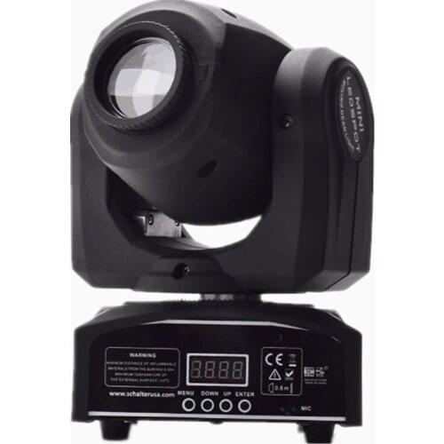 Professional stage lighting 60W led mini moving head dmx beam spot dj light for bar home party night club with gobo project