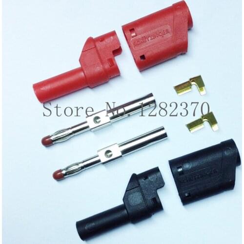 [SA] SFK-40S Germany imported free solder assembly type 4mm stackable plug hyperbaric safe --10pcs/lot