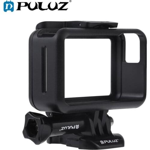 PULUZ Standard Border Frame ABS Protective Shell Cage for DJI Osmo Action Camera Vlog Cage& Buckle Basic Mount & Screw