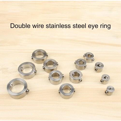12Pcs 3-16mm Drilling Bit Limited Ring with Hex Wrench Stainless Steel Woodworking Drill Bit Depth Stop Controlled Collar Ring