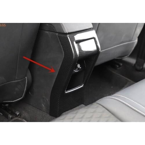For Skoda KAMIQ 2018-2019 High-quality ABS Chrome Armrest box Anti-kick protection decorative frame Car styling