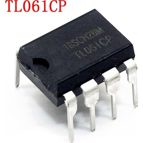 10pcs/lot TL061 TL061CP DIP-8 NEW ORIGINAL LOW POWER CONSUMPTION INPUT OPERATION AMPLIFIER IC CHIP
