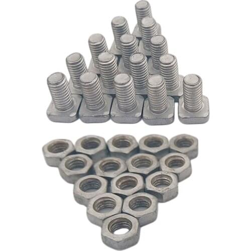 Baoblaze15x Sturdy Aluminium Alloy Greenhouse Nuts And Bolts Hard Replacement