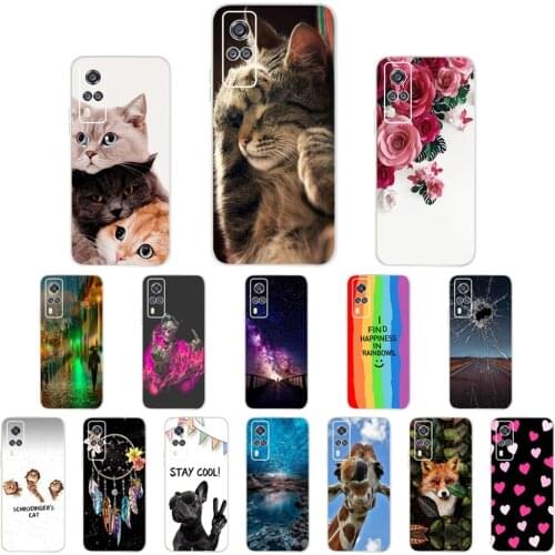 For VIVO Y51 2020 December Case New Fashion Cute Patterns Phone Case For Vivo Y51a V2030 Y 51 Cover Soft TPU Bumper vivoY51a y51