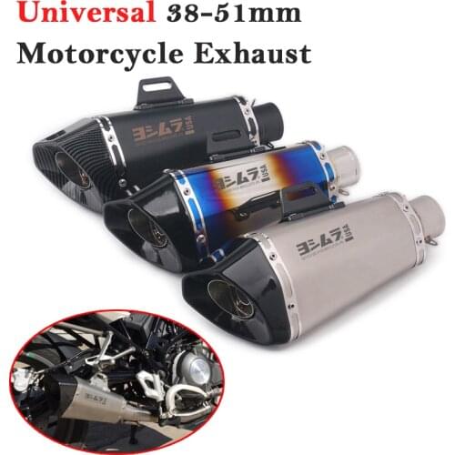 Motorcycle Yoshimura Tail Exhaust System Escape DB Killer Modified Universal Muffler For Z900 NMAX155 R3 MSX125 TRK502 DUKE 390