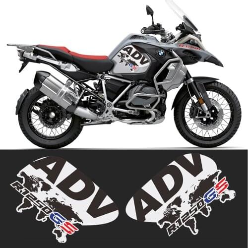 Motorcycle Stickers For BMW R1250GS R 1250 GS GSA Tank Pad Fender Fairing Beak Luggage Aluminum Case ADV Adventure 2019