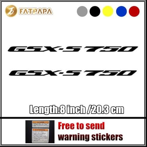 Motorcycle bike Fuel tank Wheels Fairing notebook Luggage helmet MOTO Sticker decals For Suzuki GSXS 750 GSXS750