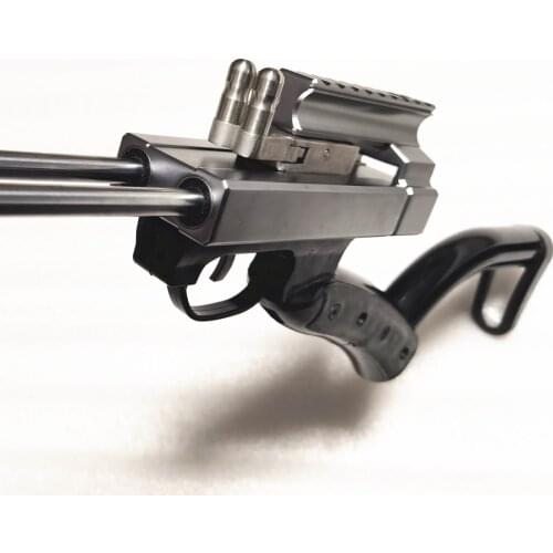 Outdoor shooting toy- Hunting Slingshot Rifle - Double Safety Device - Deluxe Version CNC Tech 2020 NEW