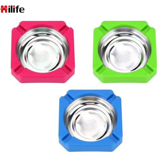 Ash Storage Cigarette Cigar Accessories Creative Plastic square ashtray Cigarette Accessories Cigarette Tray