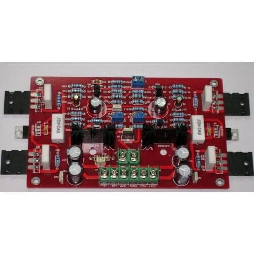 KSA50 50W mono Class A 2SA1943/2SC5200 + MJE15032/MJE15033 Completed Amplifier board 100 * 160MM
