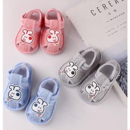 Summer baby sandals for girls boys soft bottom cloth children shoes fashion little kids beach sandals toddler shoes