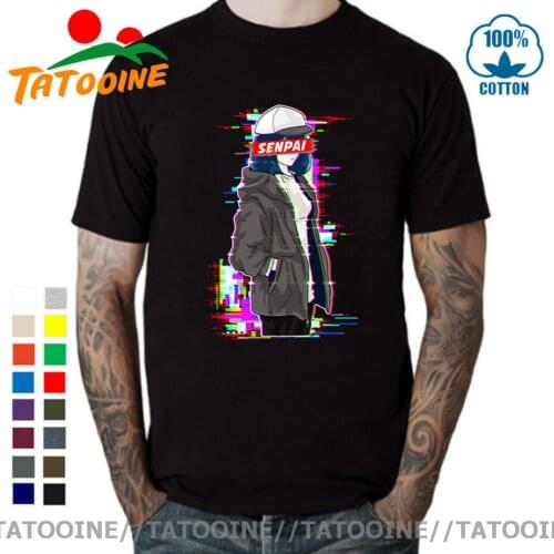 Tatooine Japanese Manga Senpai Vaporwave Aesthetic Anime Girl T shirt men Waifu Material Shirt Funny Ahegao Hentai Otaku Tshirt
