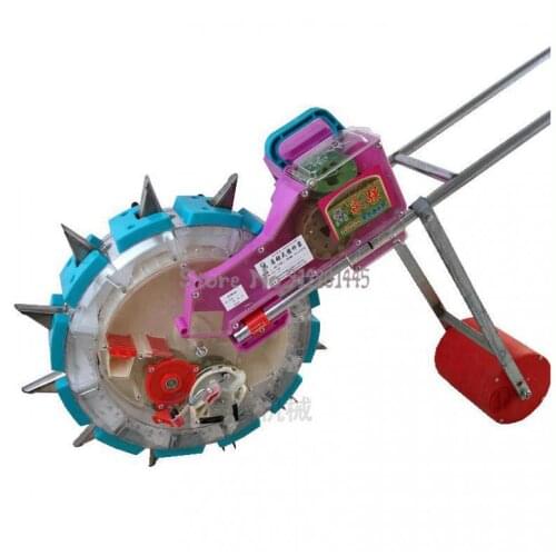 Hand-push Intelligent Seed Replenishment Plant Fertilizer Integrated On-demand Planter Peanut Corn Soybean Planter