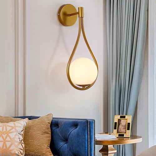 Indoor LED Wall Lamp for Living Room Bedroom Bedside Decoration Wall Light Personalized Home Lighting Corridor Aisle Fixture