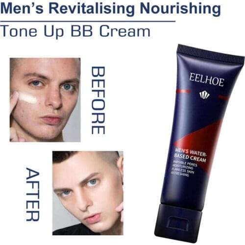 50g Men BB Cream Revitalising Nourishing Mens BB Cream Natural Whitening Tone Up Face Foundation Lazy Concealer Cream TSLM1