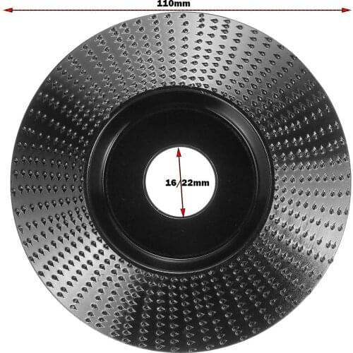 110mm Wood Grinding Wheel angle grinder disc wood carving disc Sanding Abrasive tool 16mm 22mm Bore