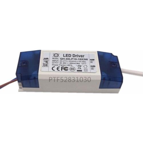 5pcs 10-18x3W 650mA LED Driver 30W 40W DC30-60V High Power LED Powr Supply For Floodlight