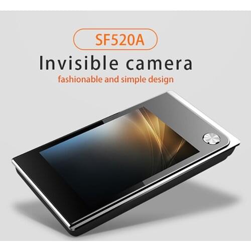 520A Mini HD Outdoor Viewer Door Eye 130 Degree Viewer Indoor Outdoor LCD Color Screen Visual Video Digital Anti-theft Doorbell