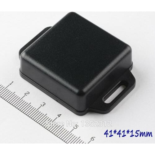 Free shipping 6 pcs/lot 41*41*15mm plastic project box for electronic wall mount plastic enclosure for pcb abs DIY junction box