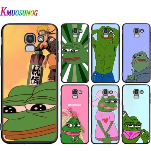 Cute Pepe Funny Frog For Samsung Galaxy J2 J3 J4 Core J5 J6 J7 J8 Prime Duo Plus 2018 2017 2016 Phone Case