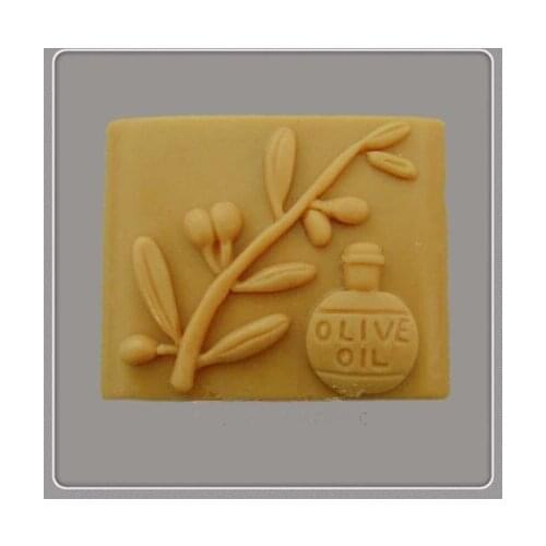 Soap Mold Animal Fondant Cake Decoration Mold Plant Handmade Soap Mold NO.:SO399 Olive Tree Silicon Moulds Silicone Rubber PRZY