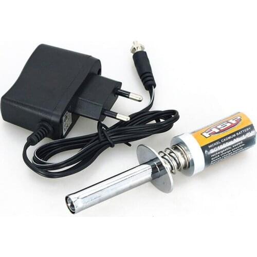 HSP 80101 1800mAh Rechargeable Glow Plug Igniter Power Charger For Nitro RC Cars