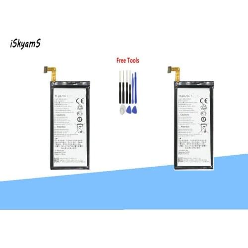 ISkyamS 2x 2500mAh TLP025C2 / TLP025C1 Replacement Battery For Alcatel One Touch POP 4 Plus 4+ OT-5056D 5056D 5056A 5056W +Tool