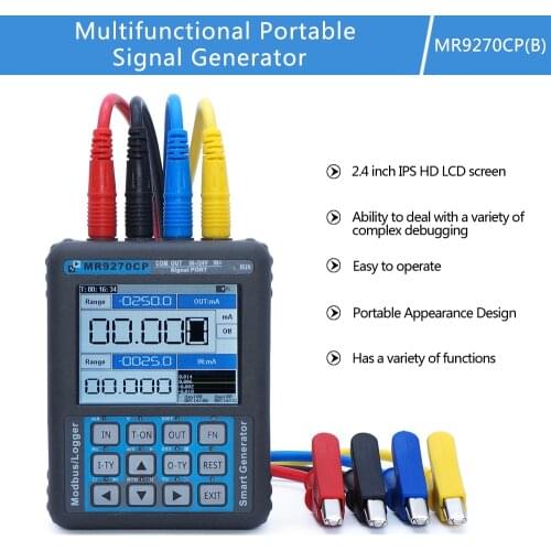MR2.0TFT PRO+ 4-20mA generator calibration Current voltage PT100 thermocouple Signal Pressure transmitter