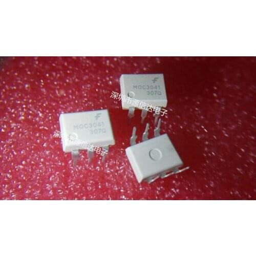 New and original MOC3041 DIP-6 bidirectional thyristor driving optocoupler chip imported from stock